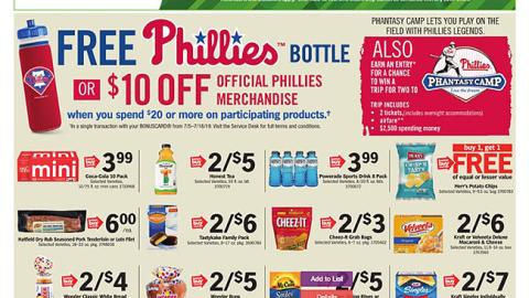 Giant-Carlisle 'Free Phillies Bottle' Feature