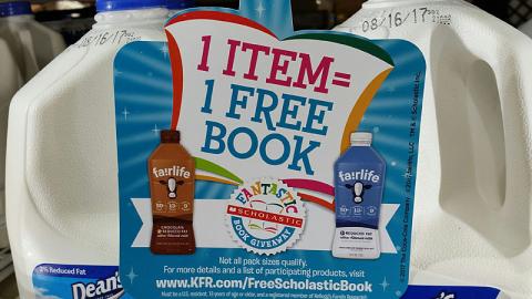 Fairlife Walmart 'Free Book' Wobbler