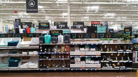 Walmart 'College Prepped' Seasonal Department