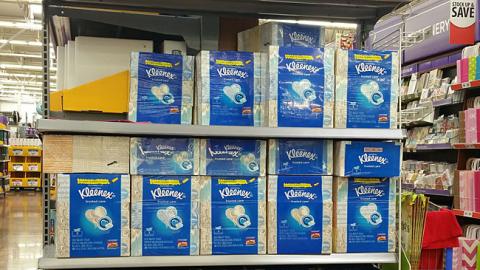 Walmart Kleenex 'Own the School Year' Endcap