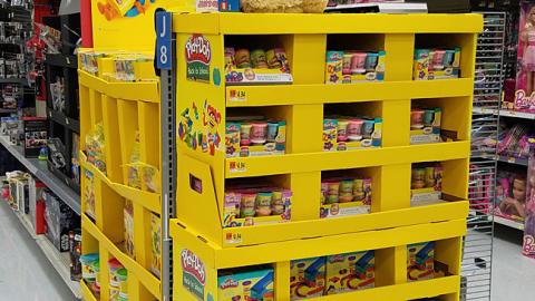 Walmart Play-Doh 'Back to School' Endcap