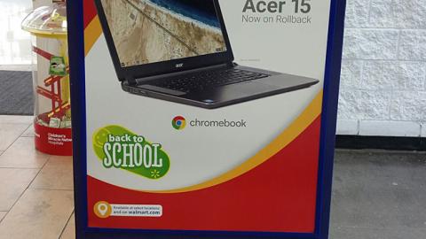 Walmart Acer 'Now on Rollback' Back-to-School Security Shroud