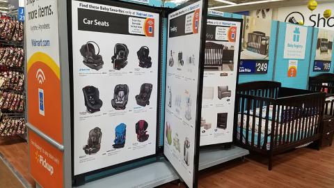 Walmart 'Baby Favorites' Flip Signs