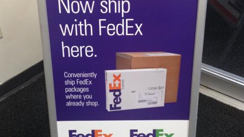 FedEx Office Depot A-Board