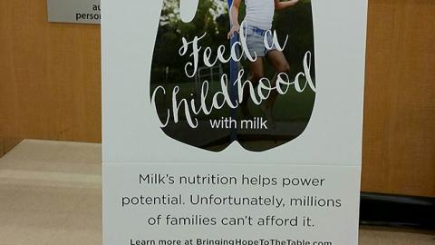 Smith's 'Feed a Childhood' Standee