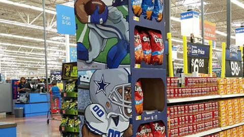 Frito-Lay 'Unreal NFL Experiences' Floorstand
