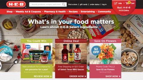 H-E-B Select Ingredients Carousel Ad