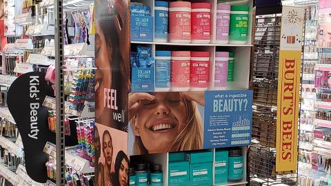 Walmart 'Beauty From the Inside Out' Endcap Display
