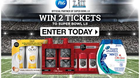 BJ's P&G 'Win Two Tickets' Microsite