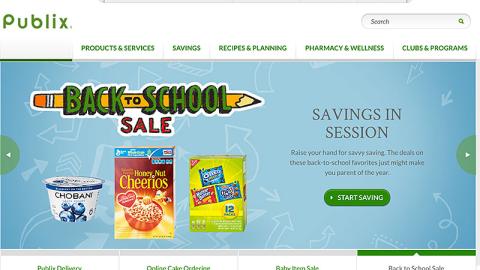 Publix 'Savings in Session' Carousel Ad
