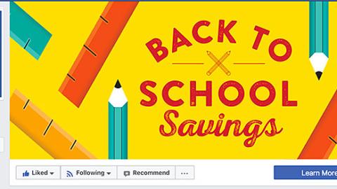 Winn-Dixie 'Back to School Savings' Facebook Cover