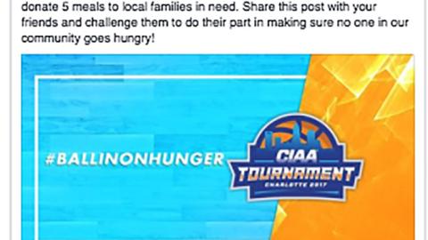 Food Lion '#BallinOnHunger' Facebook Update