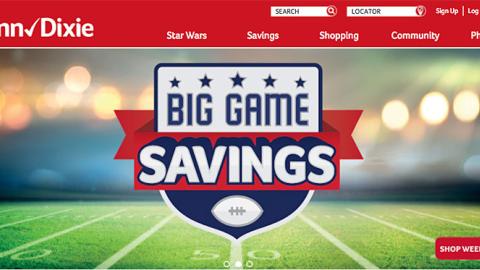 Winn-Dixie 'Big Game Savings' Carousel Ad