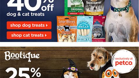 Petco Bootique 'Shop Now' Email Ad