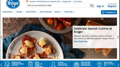 Kroger 'Celebrate Spanish Cuisine' Carousel Ad
