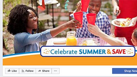 Family Dollar 'Celebrate Summer & Save' Facebook Cover