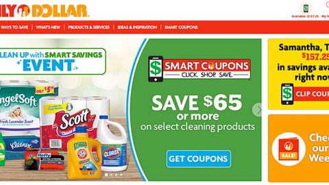 Family Dollar 'Clean Up with Smart Savings' Carousel Ad