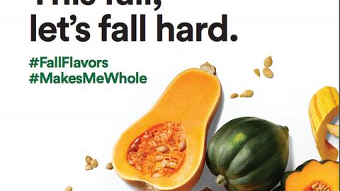 Whole Foods 'Let's Fall Hard' Mailer Cover