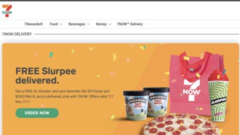 7-Eleven 'Free Slurpee Delivered' Display Ad