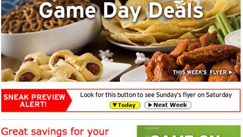 Hannaford 'Game On' Email Ad