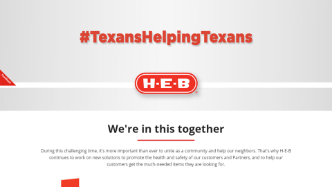 H-E-B #TexansHelpingTexans Hub
