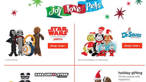 Petco 'Joy Love Pets' Landing Page