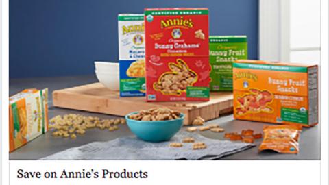 Whole Foods Annie's 'Kid-Friendly Faves' Sponsored Facebook Update