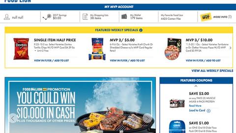 Food Lion 'You Could Win' Carousel Ad