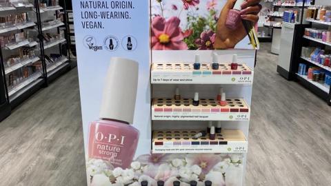 OPI 'Stay On, Stay Natural' Endcap Display
