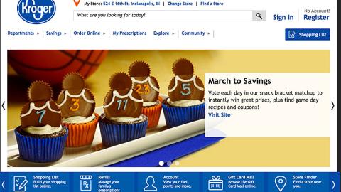 Kroger 'March to Savings' Carousel Ad