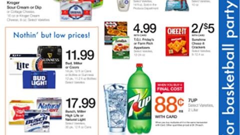 Kroger 'Basketball Party Savings' Feature