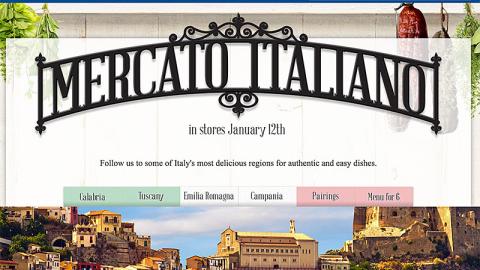Meijer 'Mercato Italiano' Web Page