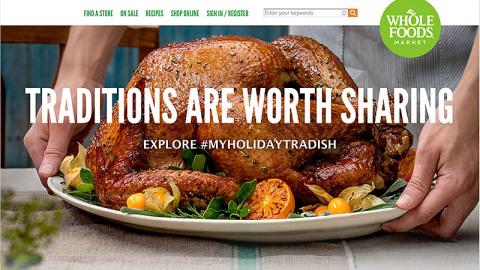 Whole Foods 'Traditions Are Worth Sharing' Carousel Ad