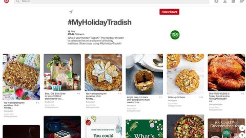 Whole Foods '#MyHolidayTradish' Pinterest Board
