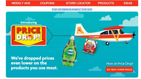 Family Dollar 'Price Drop' Email