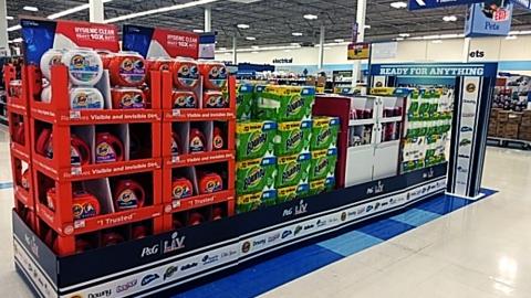 P&G Meijer 'Ready For Anything' Pallet Train