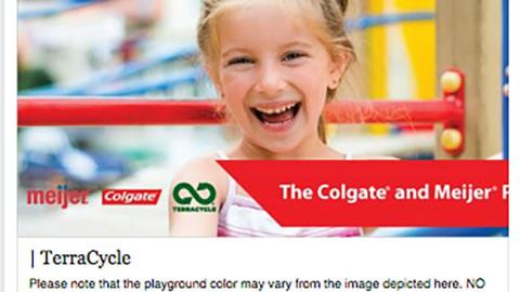 TerraCycle Meijer 'Recycled Playground Challenge' Facebook Update