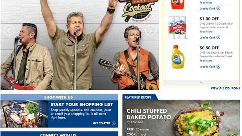 Food Lion 'Rock Out Country Cookout' Carousel Ad