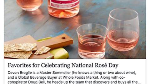 Whole Foods 'Favorites for Celebrating' Facebook Update