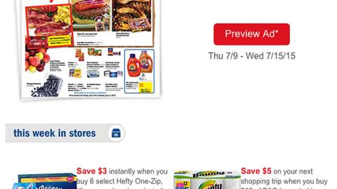 Meijer P&G 'Save $5' Email Ad