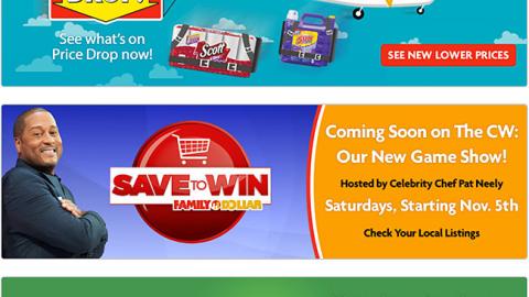 Family Dollar 'Save to Win' Display Ad