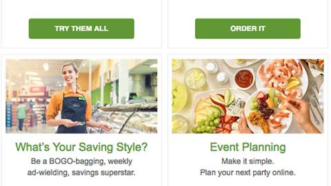 Publix 'What's Your Saving Style' Email Ad