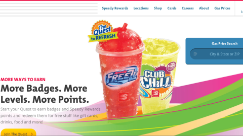 Speedway 'Quest to Refresh' Carousel Ad