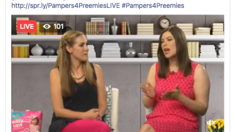 #PampersForPreemies Facebook Live Stream