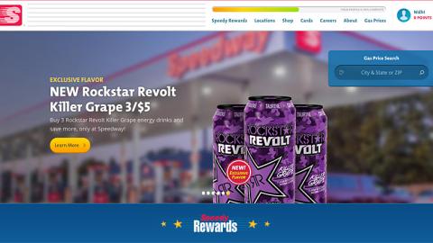 Speedway Rockstar Revolt 'Killer Grape' Carousel Ad