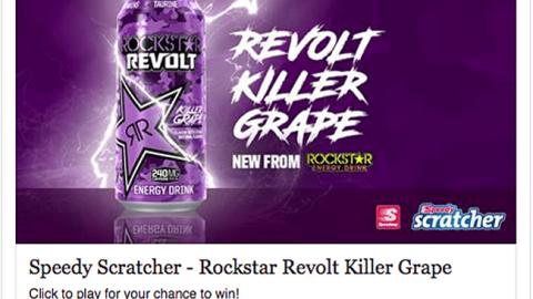 Speedway Rockstar Revolt 'Killer Grape' Facebook Update