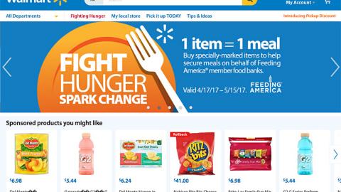 Walmart 'Fight Hunger' Carousel Ad