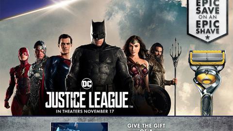 Gillette 'Justice League' Walmart Showcase