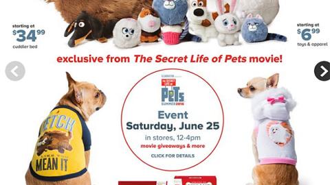 PetSmart 'The Secret Life of Pets' Feature