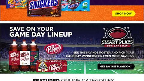 Dollar General Dr Pepper 'Game Day Lineup' Email Ad